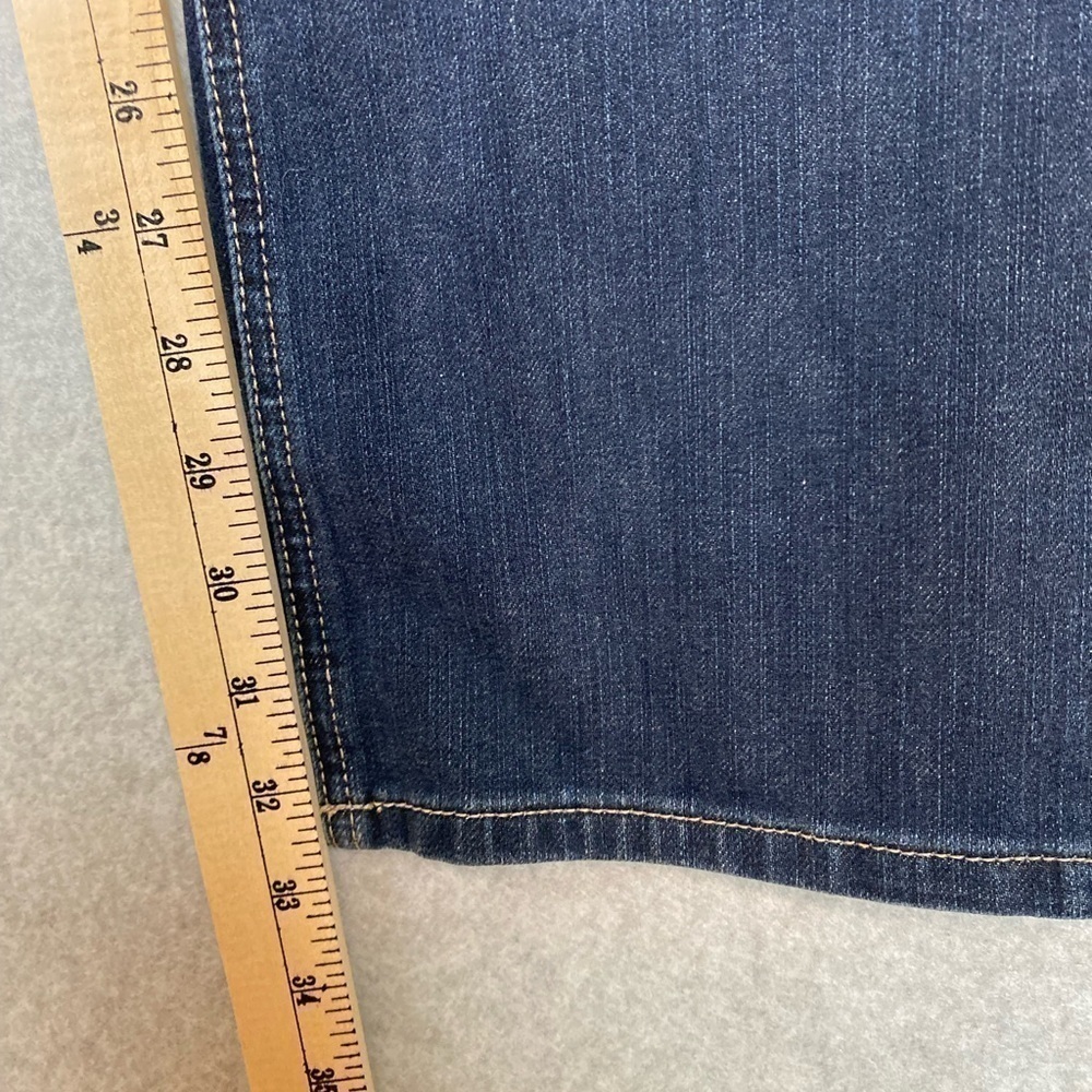 White House/Black Market Blue Jeans Noir 12L - Picture 5 of 10